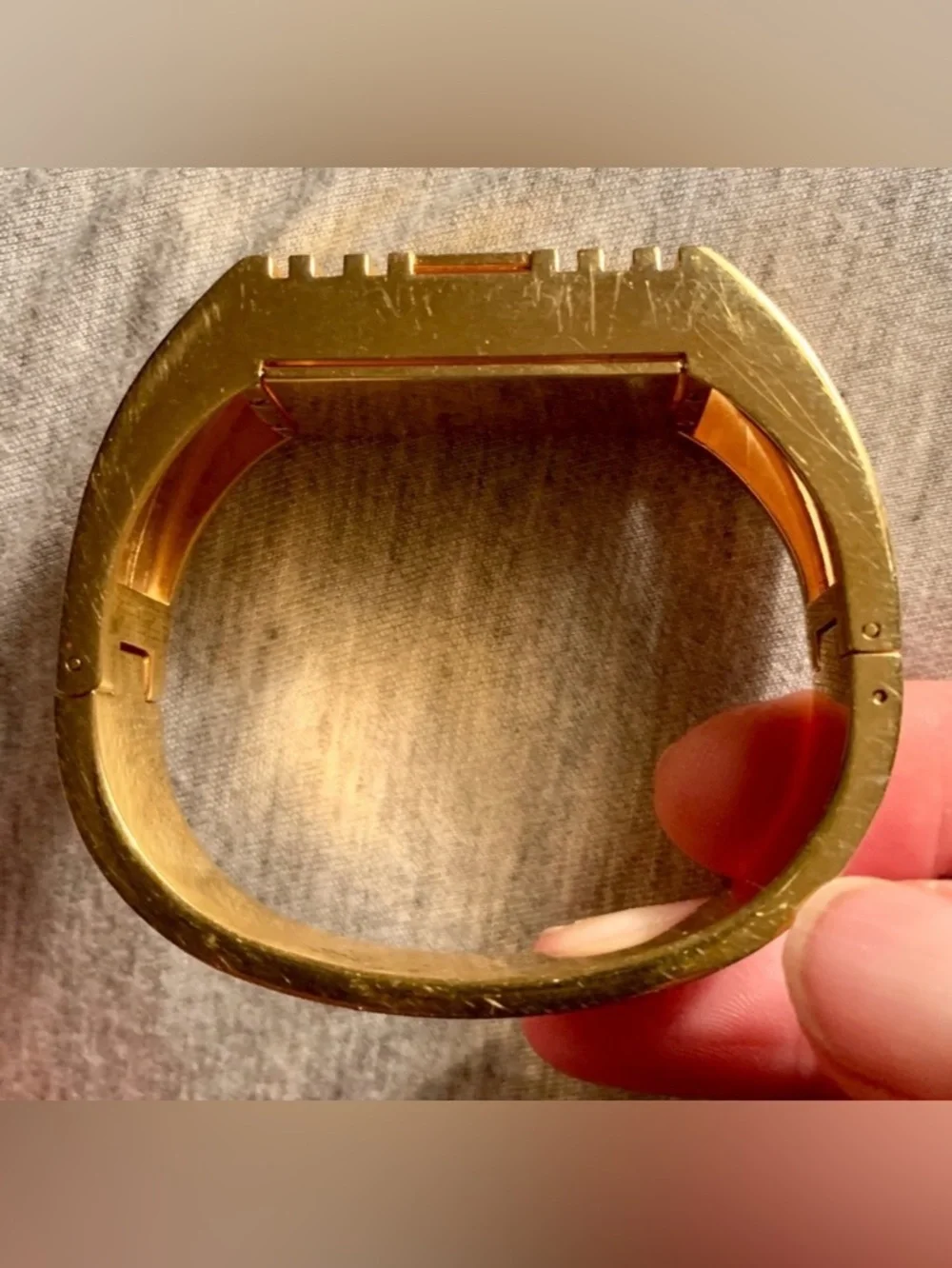✨ Tory Burch for Fitbit Gold-Tone Hinged Bracelet ✨